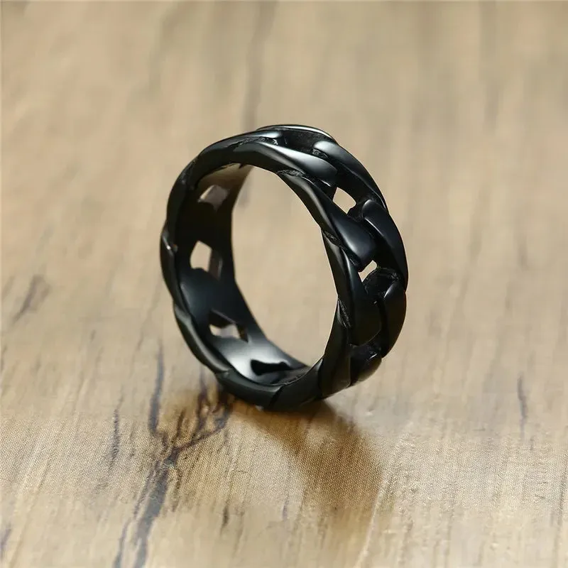 Kreative Punk Vintage Ringe für Männer