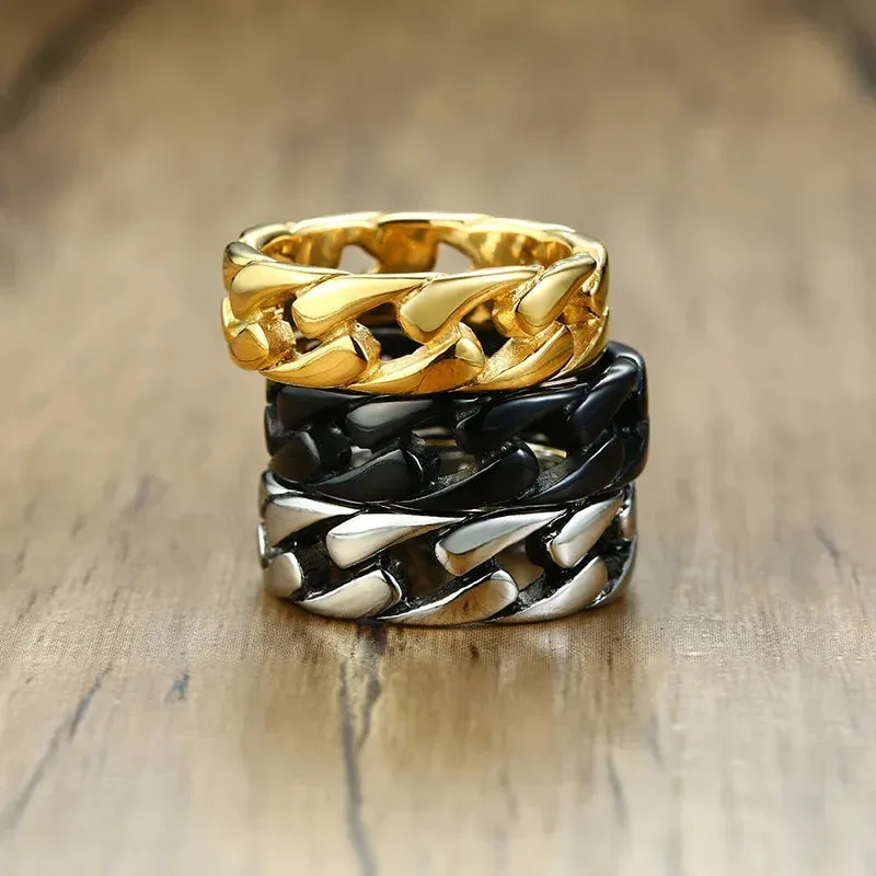 Kreative Punk Vintage Ringe für Männer