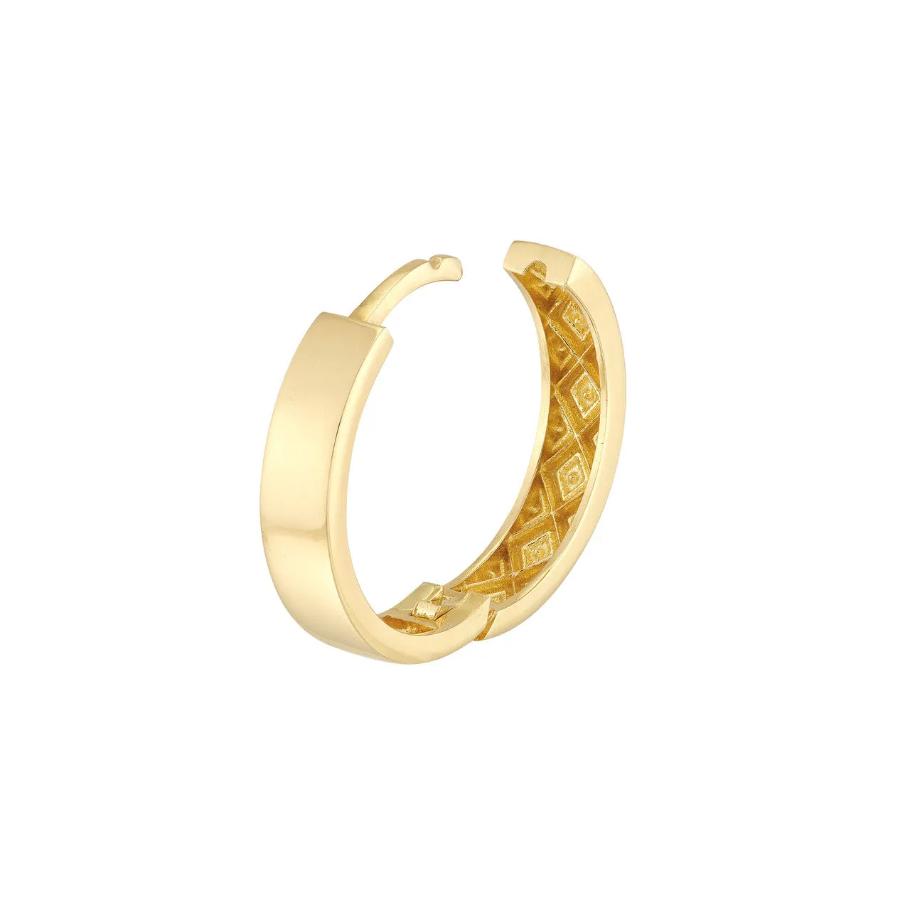 Large Round Hoop Earrings