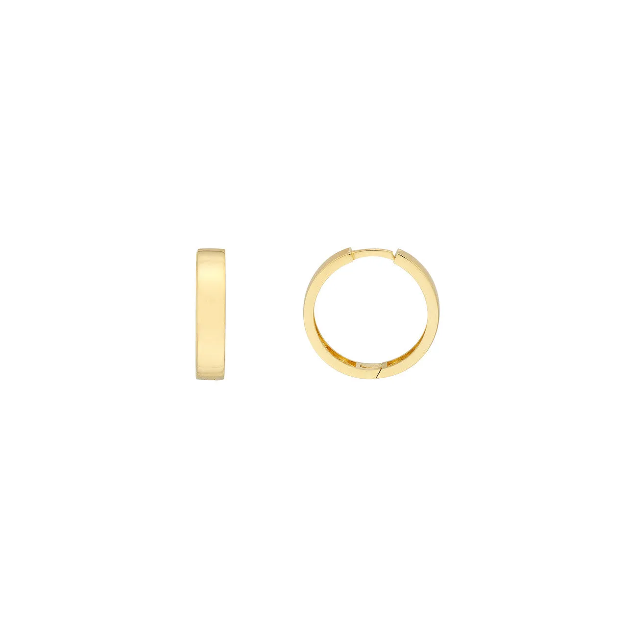 Large Round Hoop Earrings