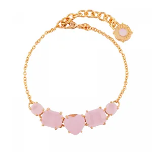 Les Nereides Pink 5 Stones La Diamantine Thin Bracelet