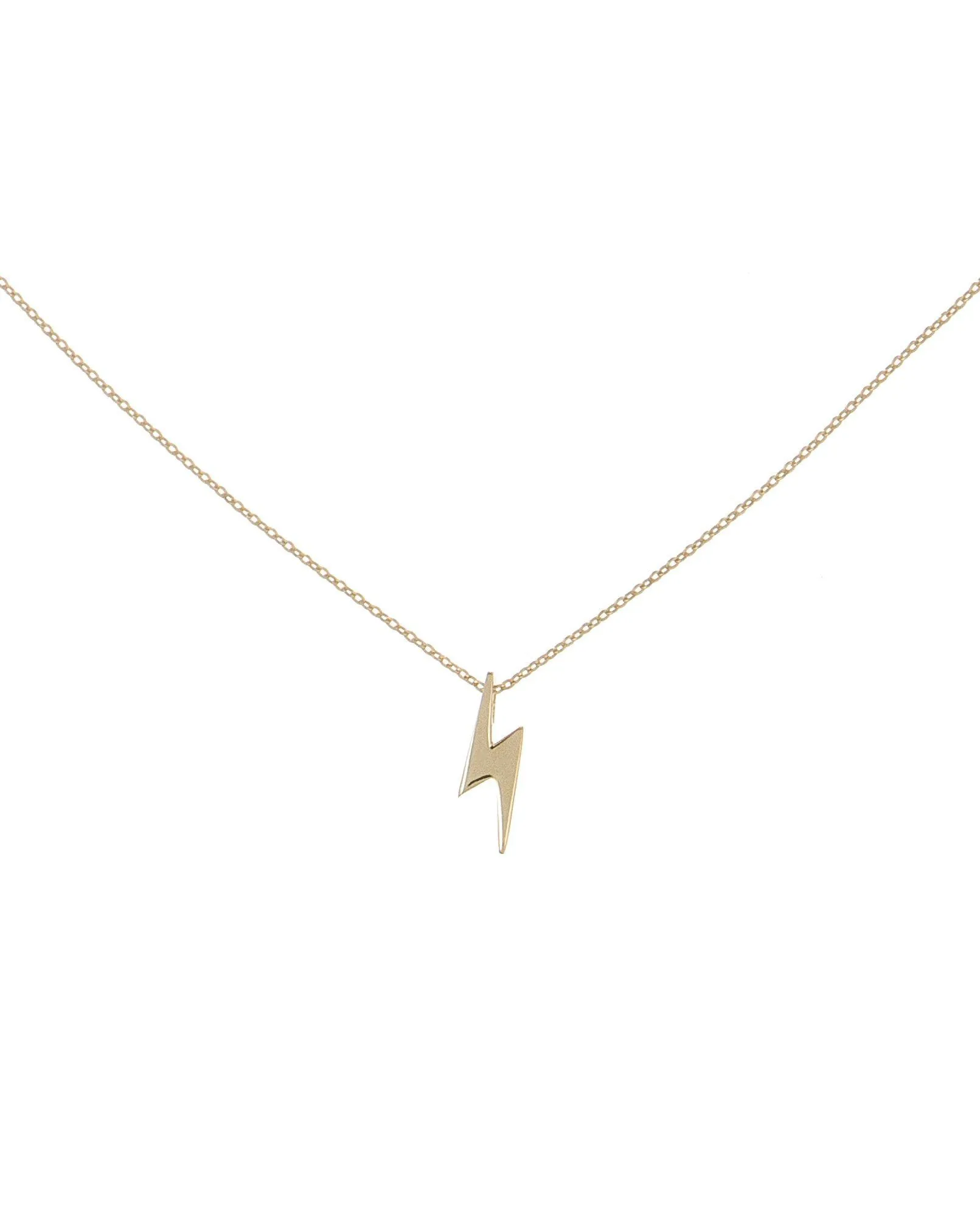Lightning Necklace 14K