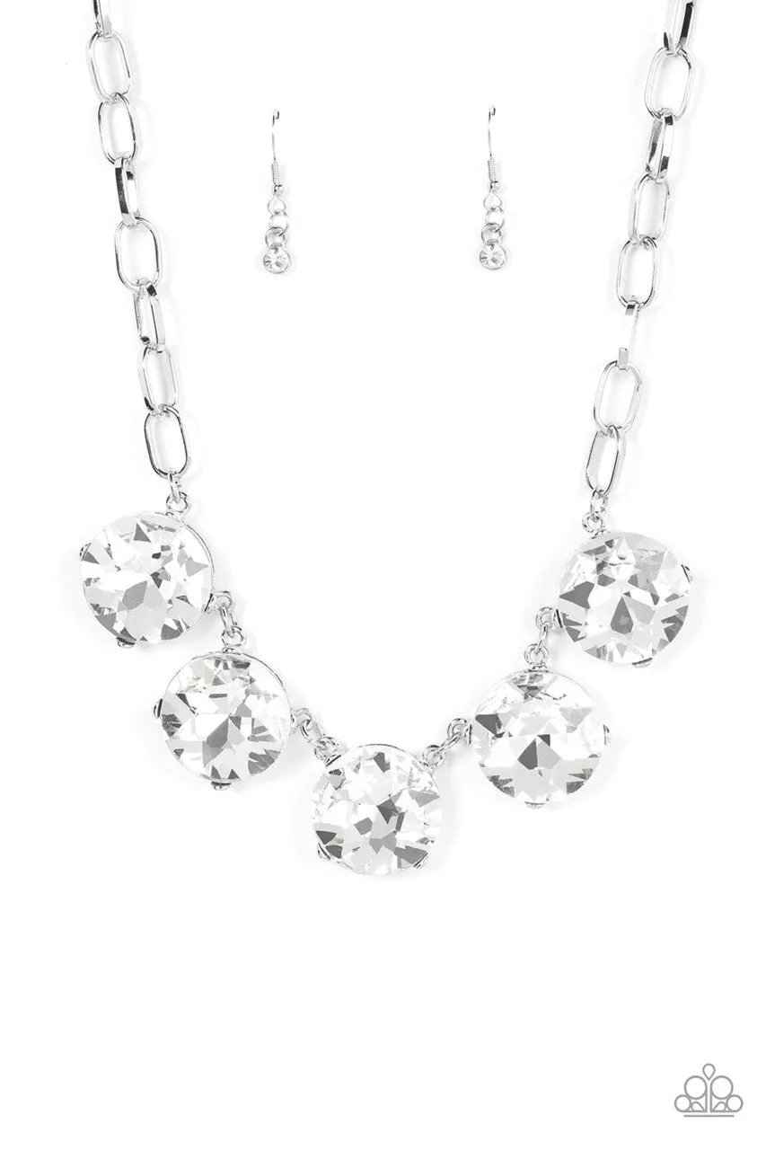 Limelight Luxury White Paparazzi Necklace