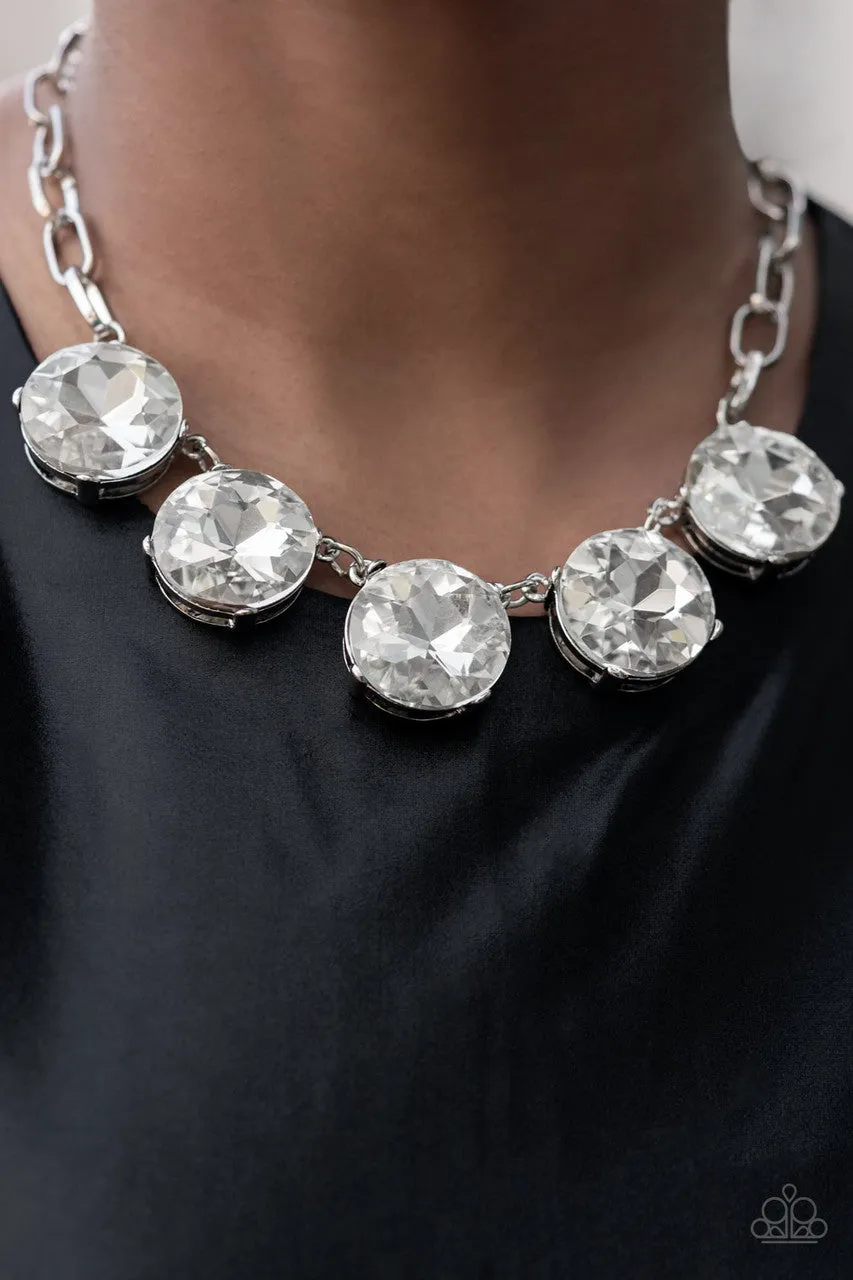 Limelight Luxury White Paparazzi Necklace