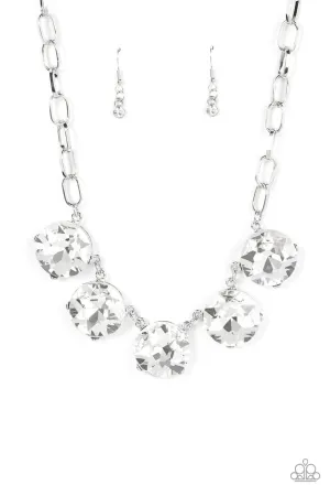 Limelight Luxury White Paparazzi Necklace