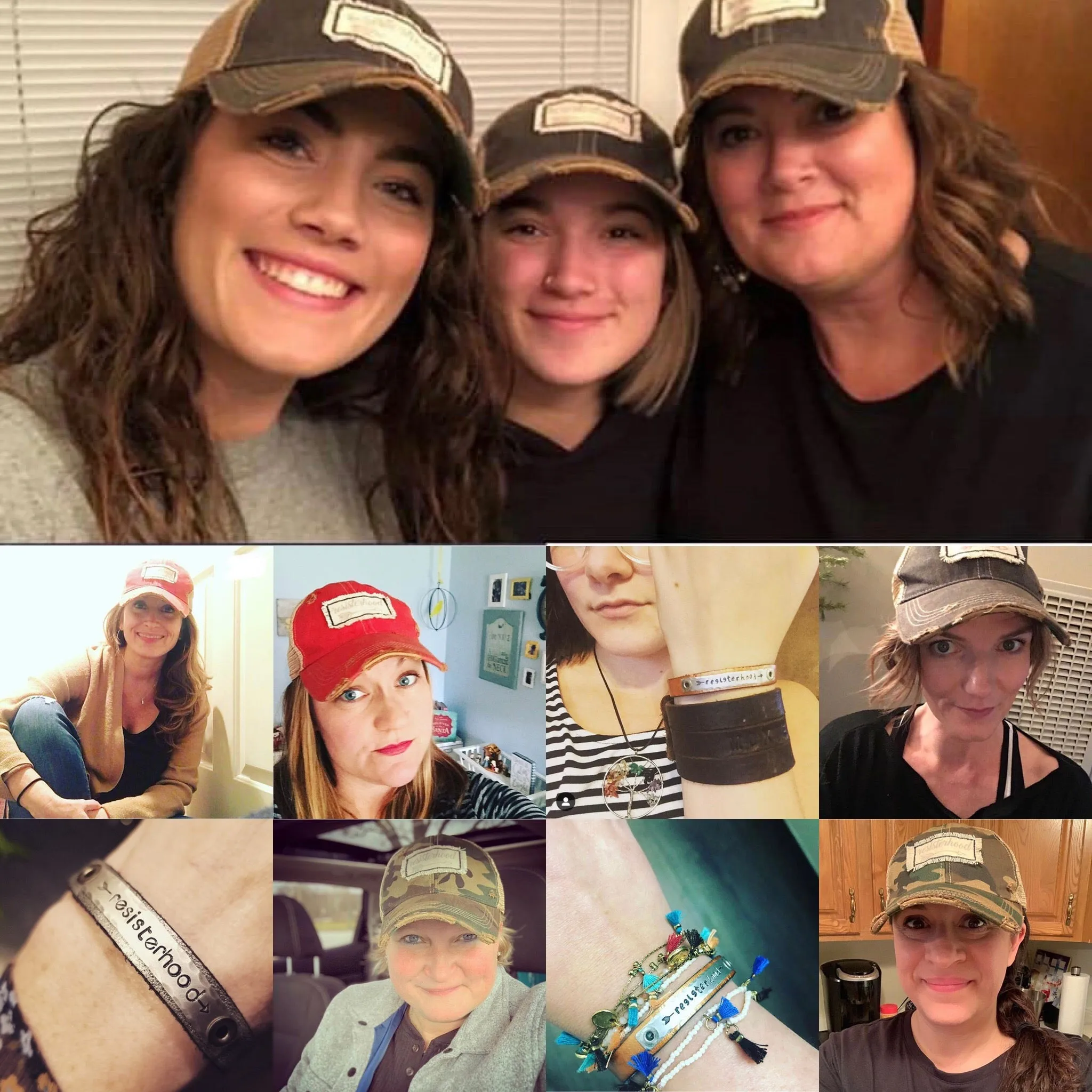 Limited Edition Resisterhood Leather Skinny Bracelets, Jen Hatmaker Collection, Hope Swag, 3 colors