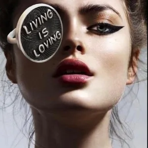 LIVING IS LOVING RING