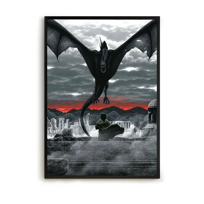 Lord of the Rings Retro Posters
