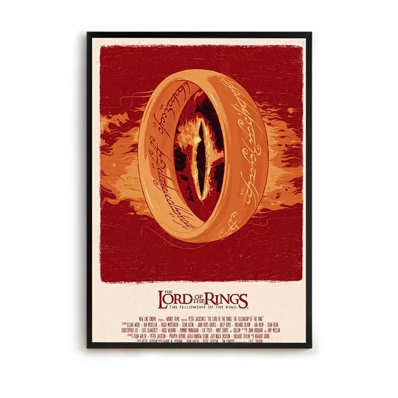 Lord of the Rings Retro Posters