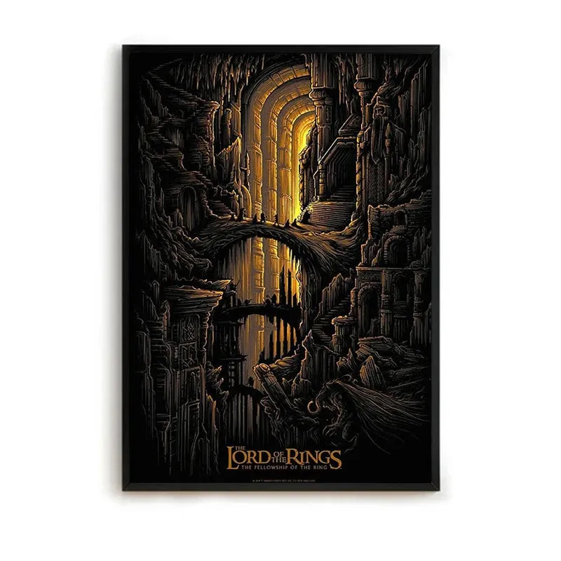 Lord of the Rings Retro Posters