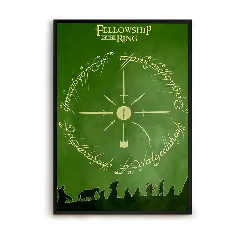 Lord of the Rings Retro Posters