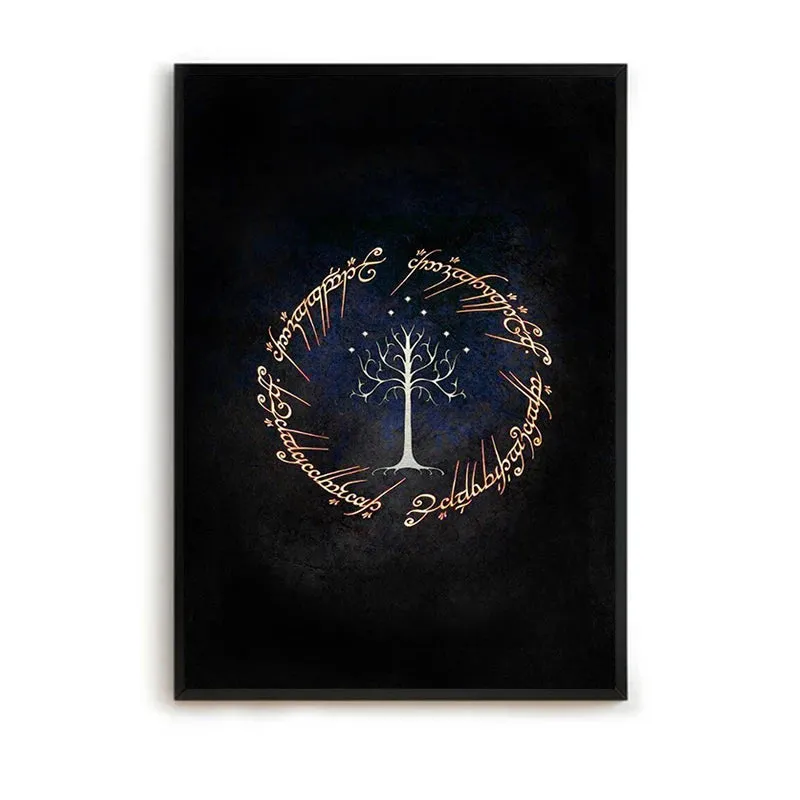Lord of the Rings Retro Posters