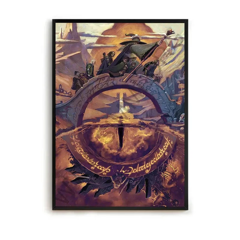 Lord of the Rings Retro Posters