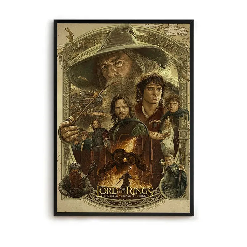 Lord of the Rings Retro Posters
