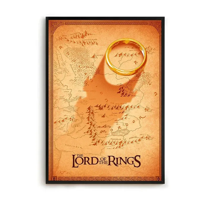 Lord of the Rings Retro Posters
