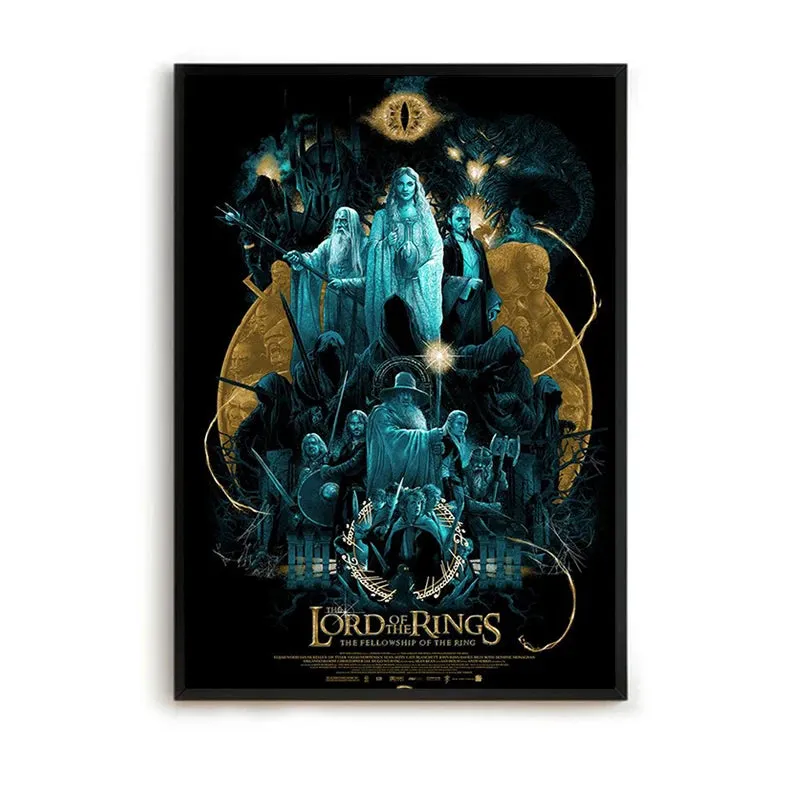 Lord of the Rings Retro Posters
