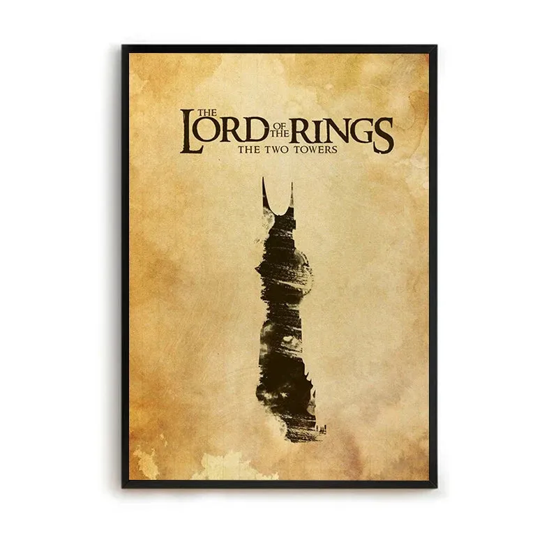 Lord of the Rings Retro Posters