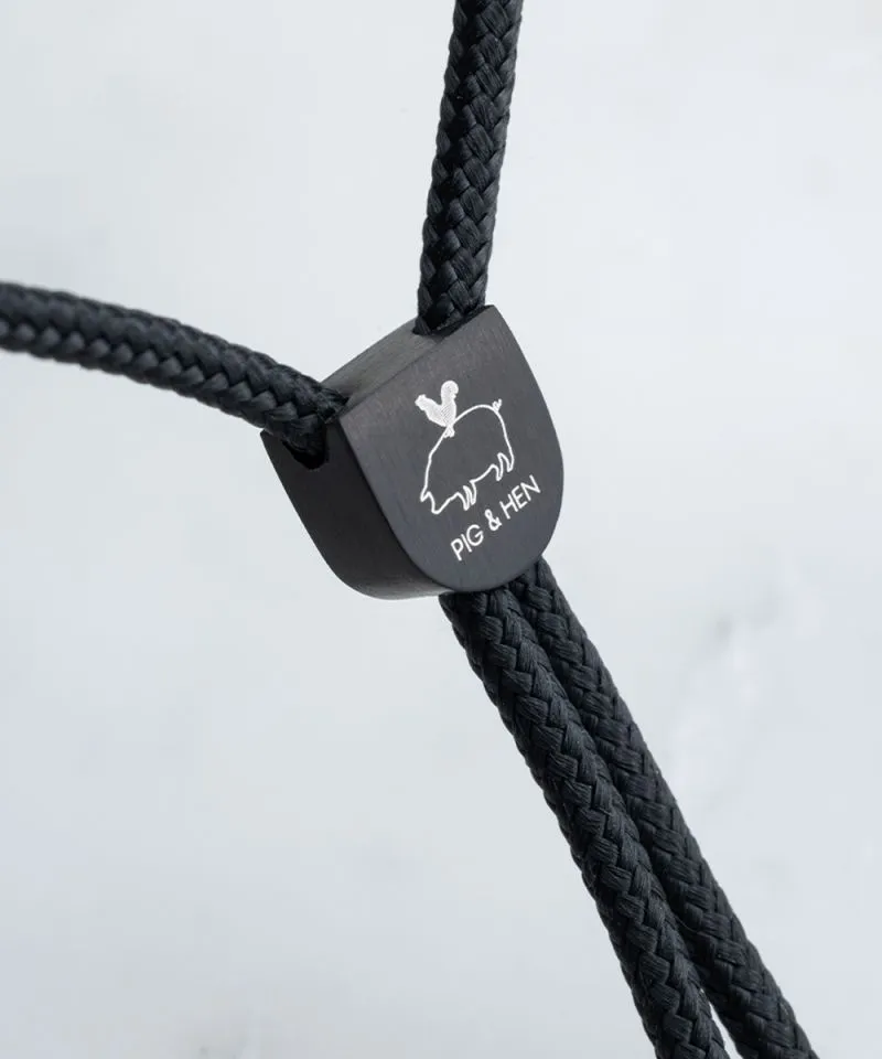 Mad Matt Rope Bracelet in Black/Black