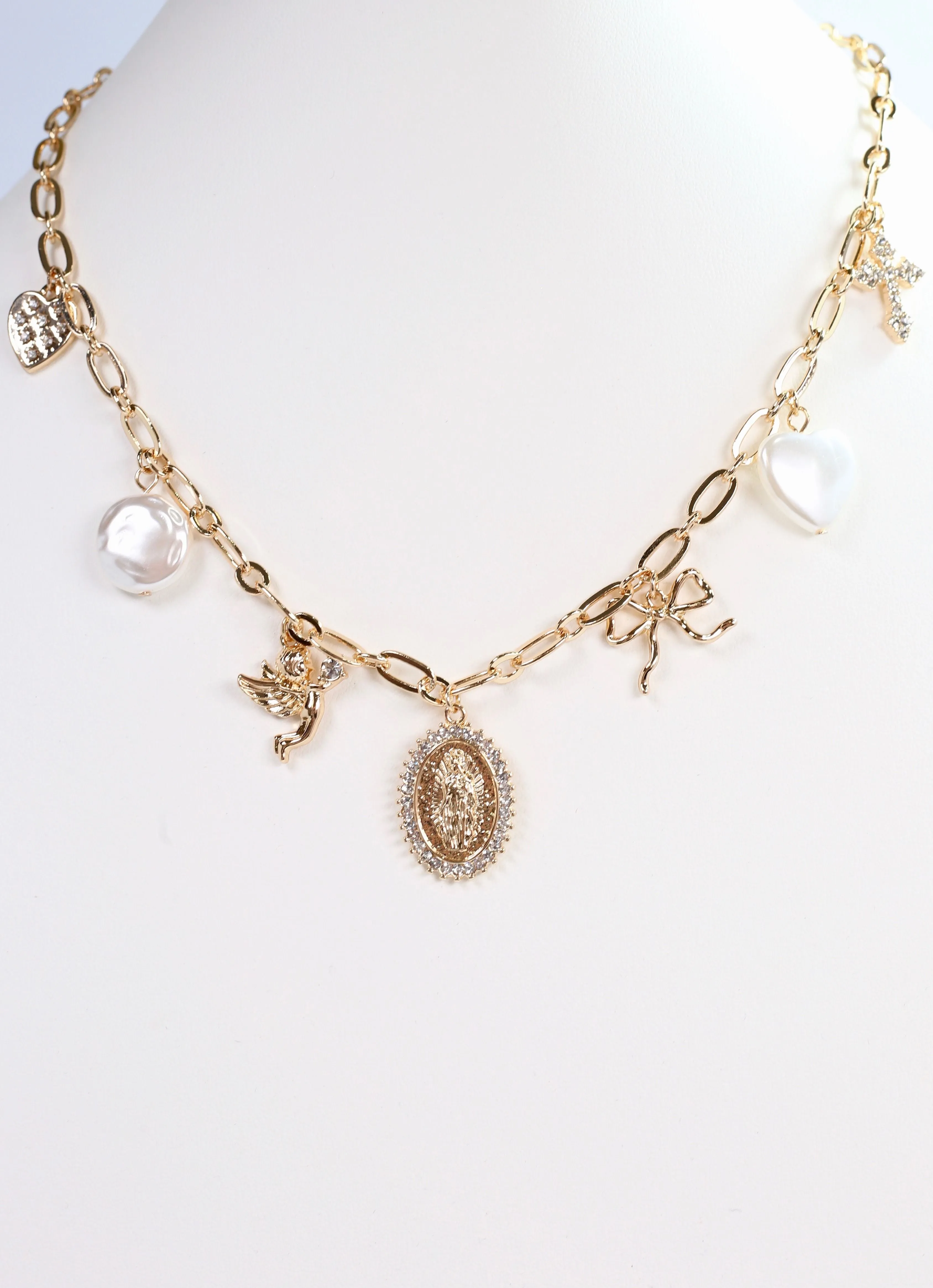 Mante Charm Necklace GOLD