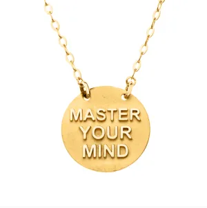 Master Your Mind Gold Necklace