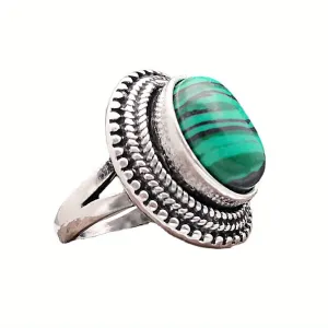 Men's Retro Turquoise Ring Party Jewelry