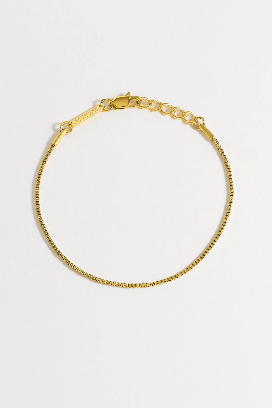 Men's Thin Box Chain Bracelet