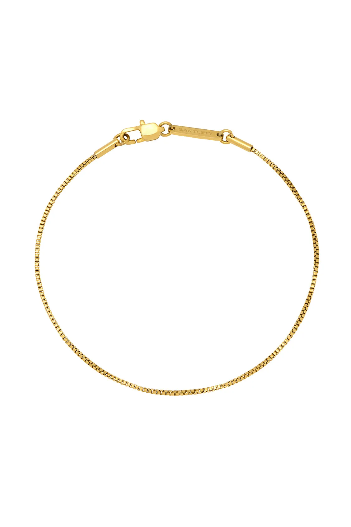 Men's Thin Box Chain Bracelet