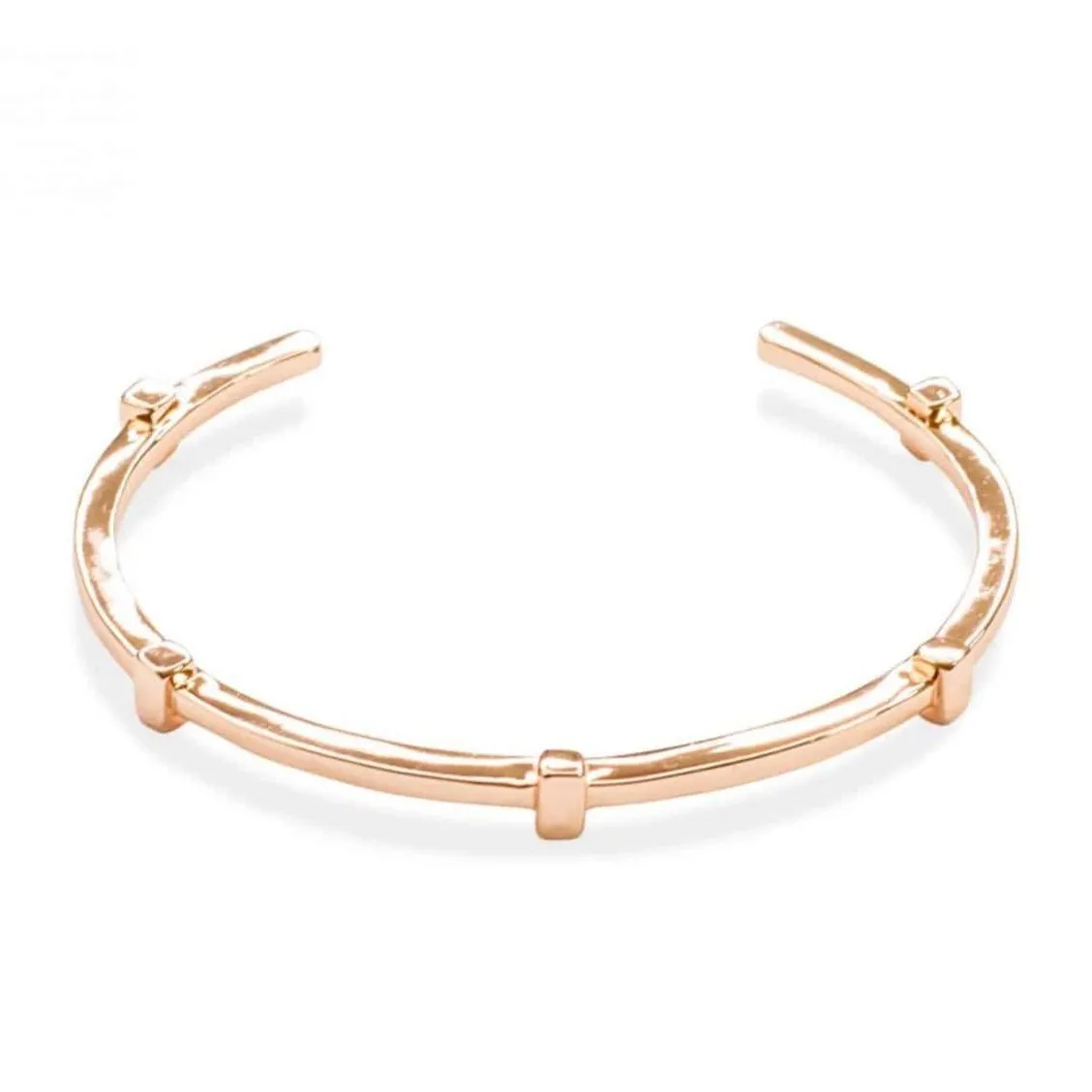 Metal Rose Gold Thin Bracelet