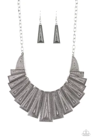 Metro Mane Silver Paparazzi Necklace