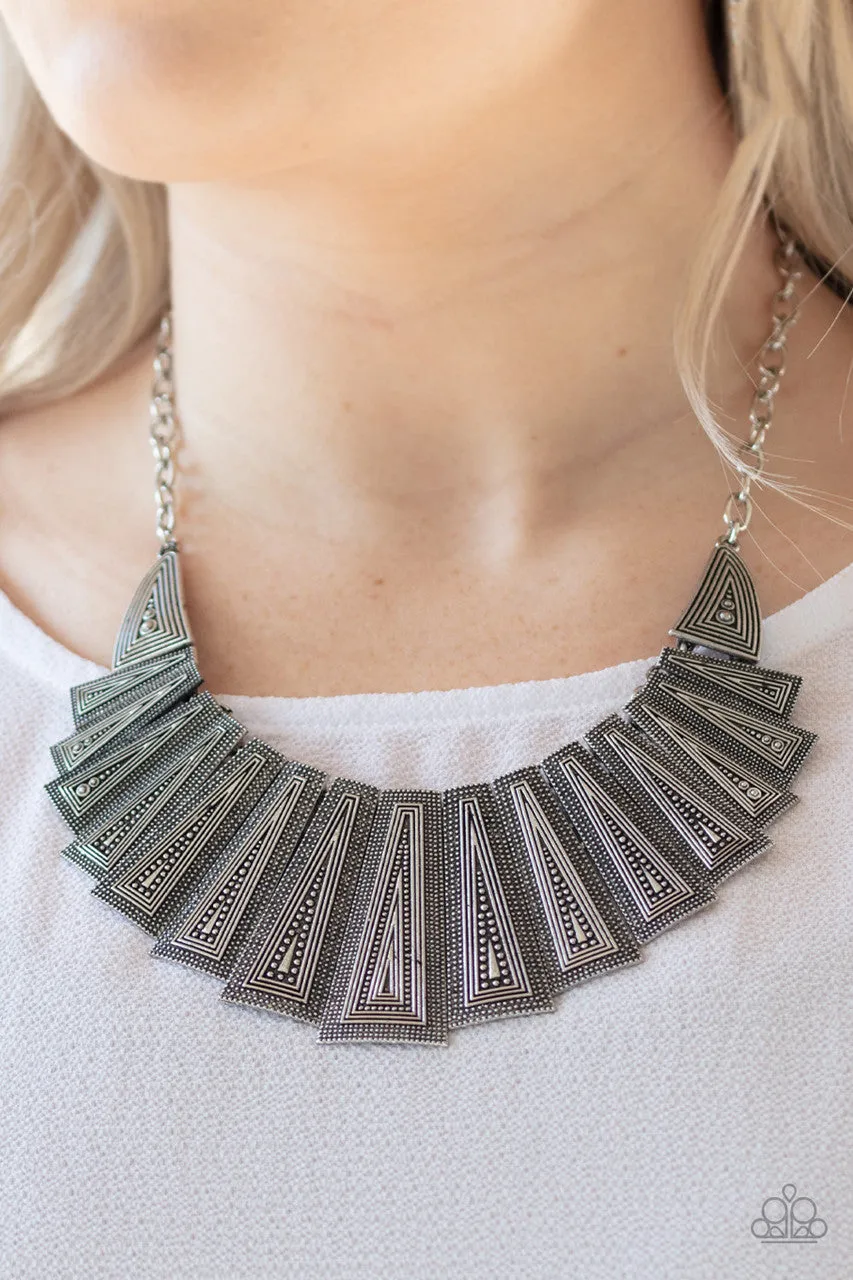 Metro Mane Silver Paparazzi Necklace