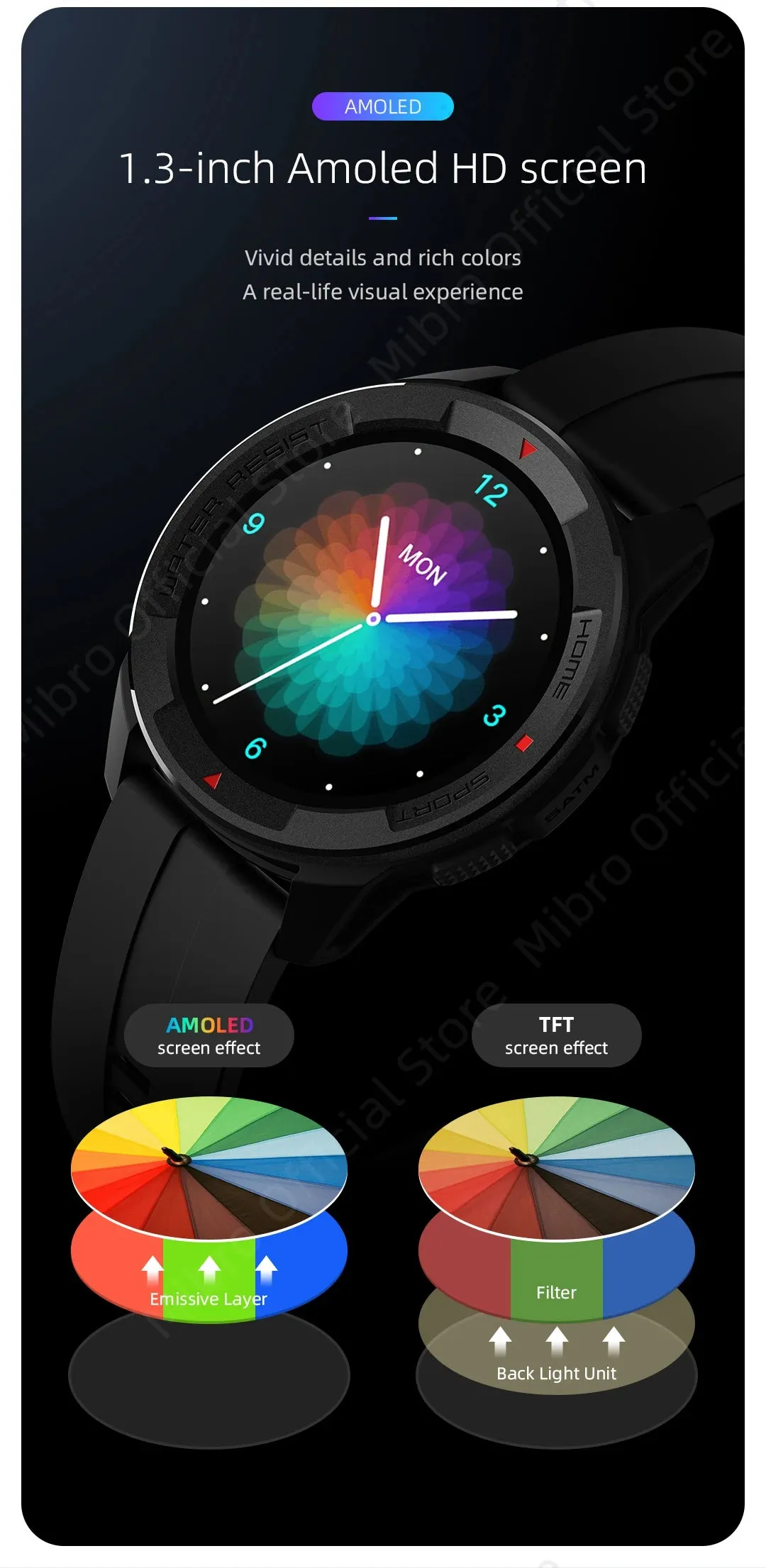 MIBRO Watch X1 1.30" AMOLED Sport Smart Watch