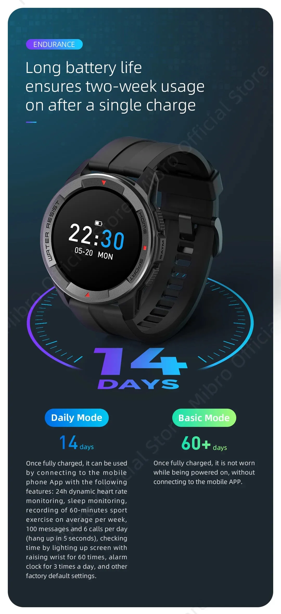 MIBRO Watch X1 1.30" AMOLED Sport Smart Watch