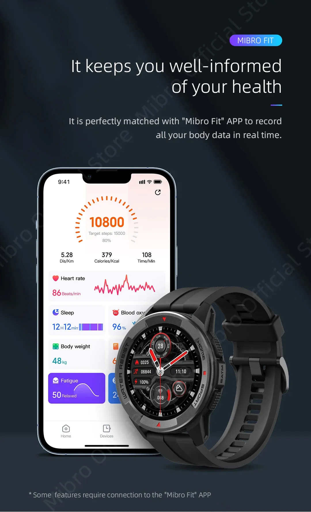 MIBRO Watch X1 1.30" AMOLED Sport Smart Watch