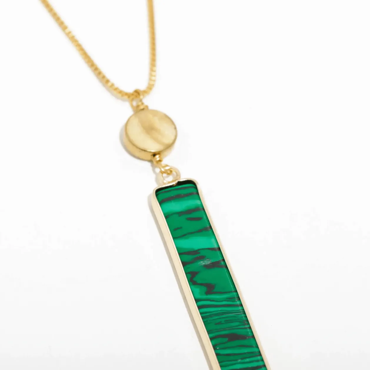 Mulberry Street Malachite Necklace