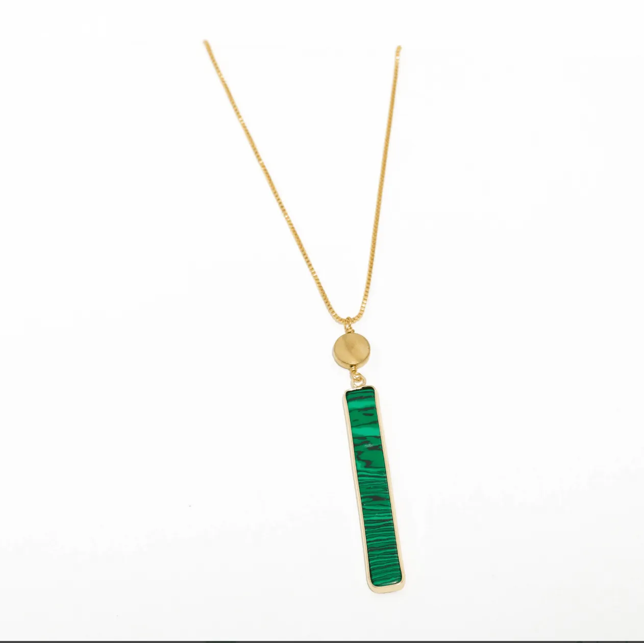 Mulberry Street Malachite Necklace