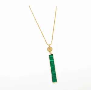 Mulberry Street Malachite Necklace