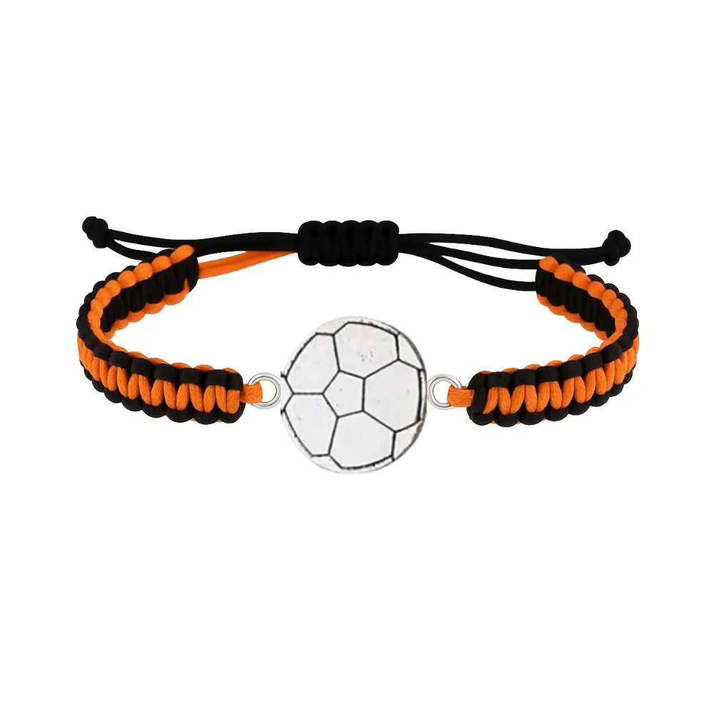 Multi Colored Silver Soccer Bracelet - Pick Colors & Charms