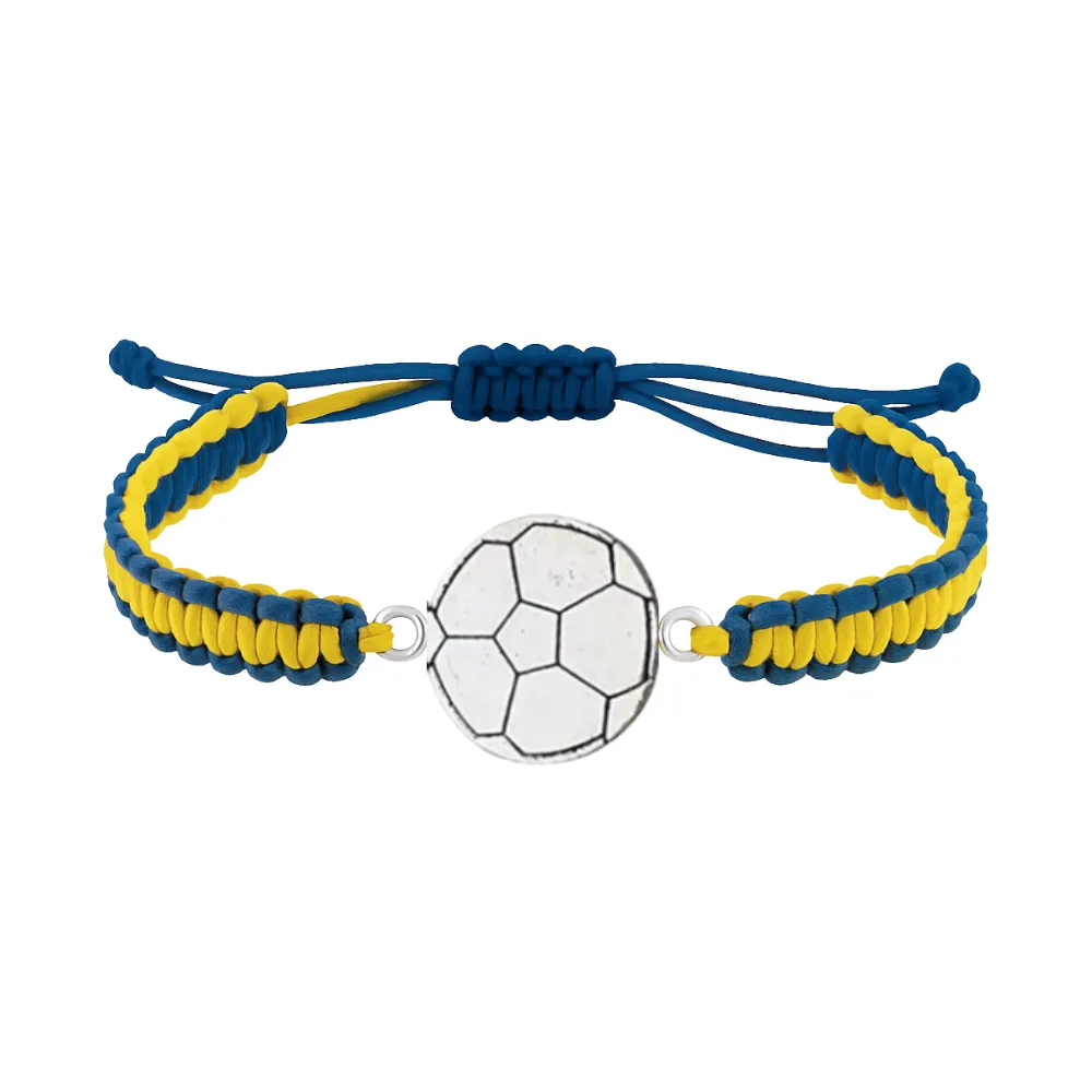 Multi Colored Silver Soccer Bracelet - Pick Colors & Charms