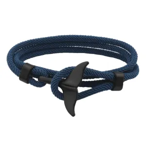 Nautical Rope Bracelet with Stainless Steel shakle