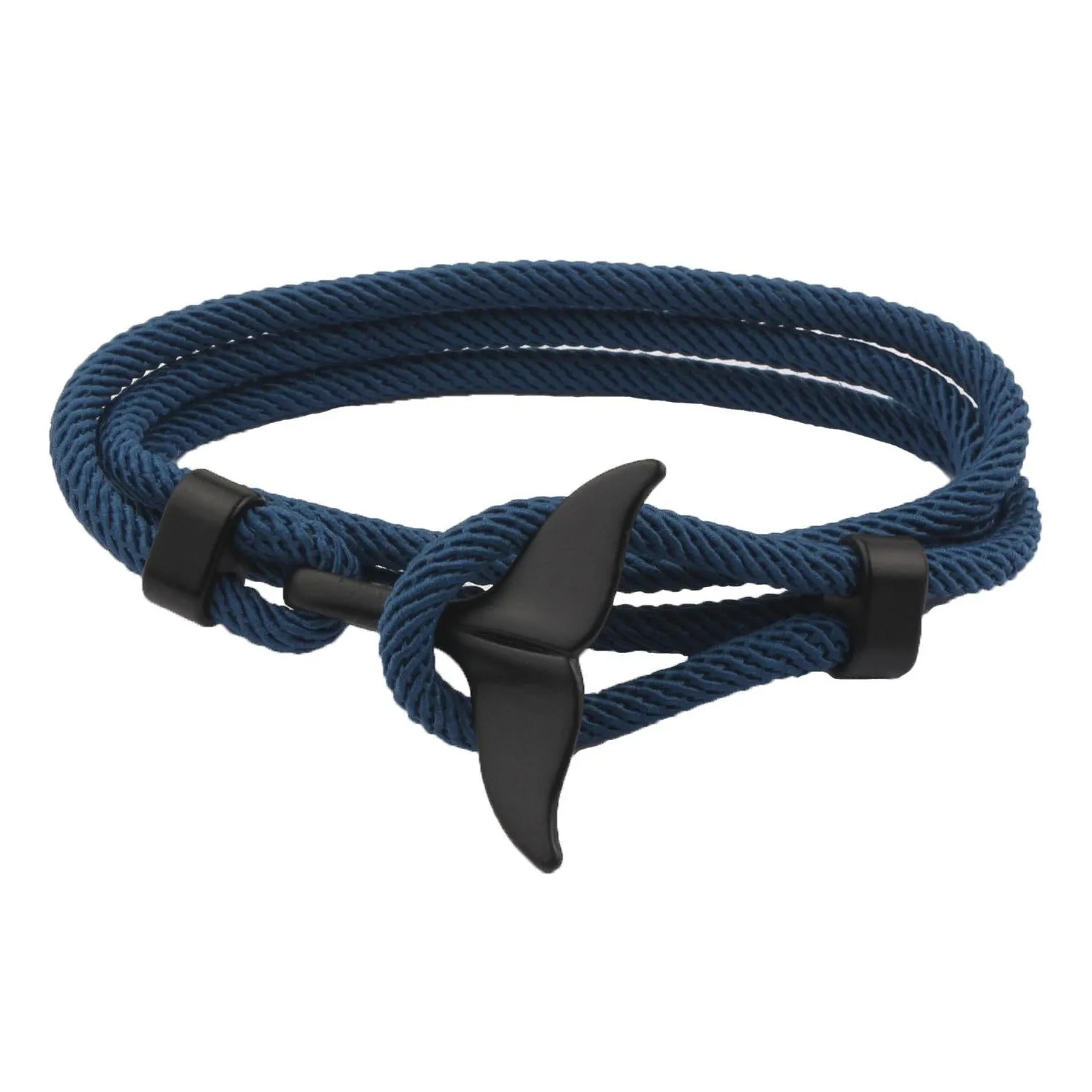 Nautical Rope Bracelet with Stainless Steel shakle