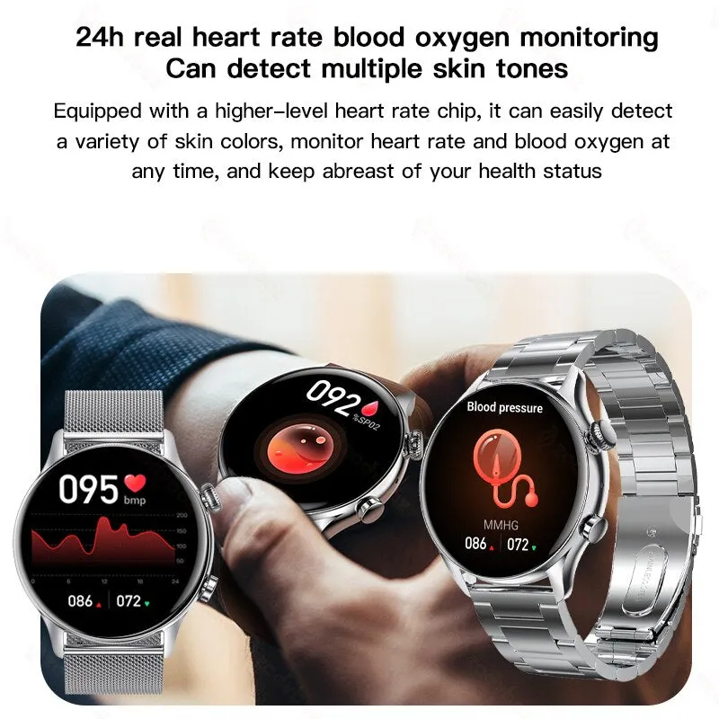 New 390*390 Screen Smart Watch Always Display The Time Bluetooth Call Sports Fitness Tracker NFC Smartwatch For Men Android IOS
