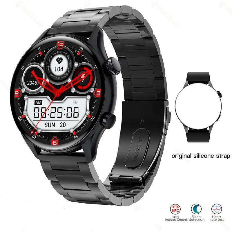 New 390*390 Screen Smart Watch Always Display The Time Bluetooth Call Sports Fitness Tracker NFC Smartwatch For Men Android IOS