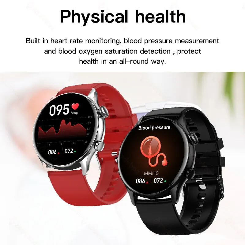 New 390*390 Screen Smart Watch Always Display The Time Bluetooth Call Sports Fitness Tracker NFC Smartwatch For Men Android IOS