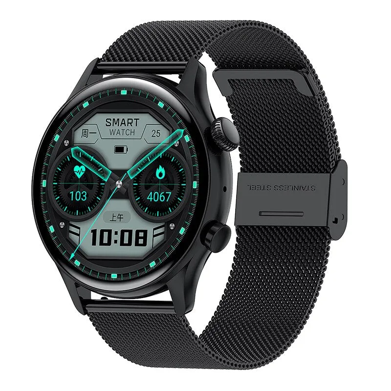 New 390*390 Screen Smart Watch Always Display The Time Bluetooth Call Sports Fitness Tracker NFC Smartwatch For Men Android IOS