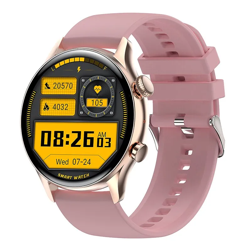 New 390*390 Screen Smart Watch Always Display The Time Bluetooth Call Sports Fitness Tracker NFC Smartwatch For Men Android IOS