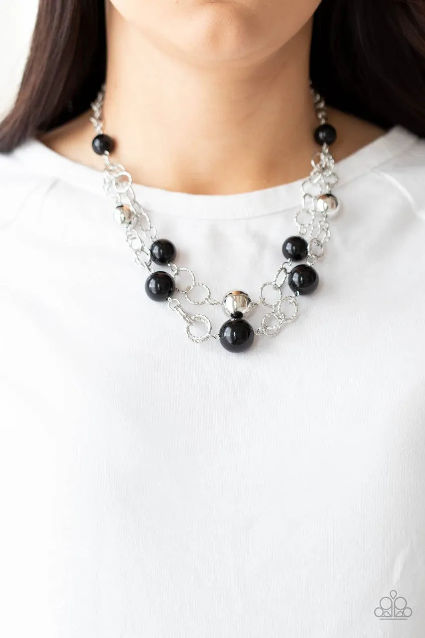 New Age Knockout Black Paparazzi Necklace