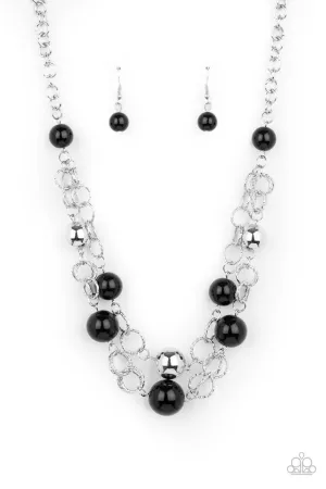 New Age Knockout Black Paparazzi Necklace