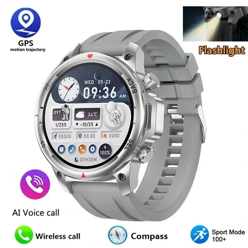 New NFC Men's Smart Watch Bluetooth Call LED Sports Smart Watch Heart Rate Sleep Health Temperature Monitoring Smartwatches