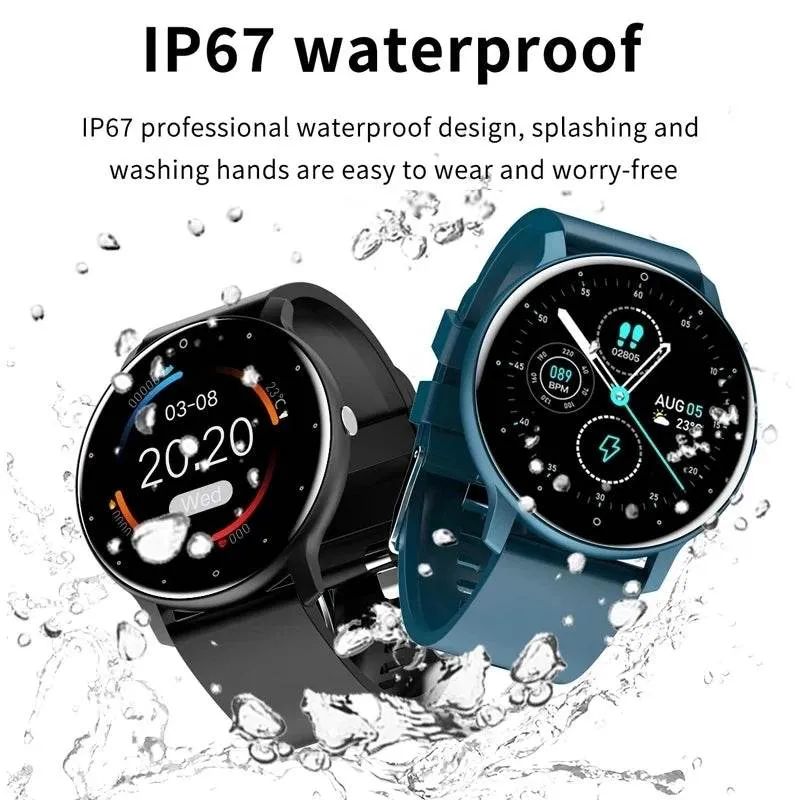New Women Smart watch Ladies Full touch Screen Sport Fitness Watch Waterproof Bluetooth For Android IOS Smart watch Female