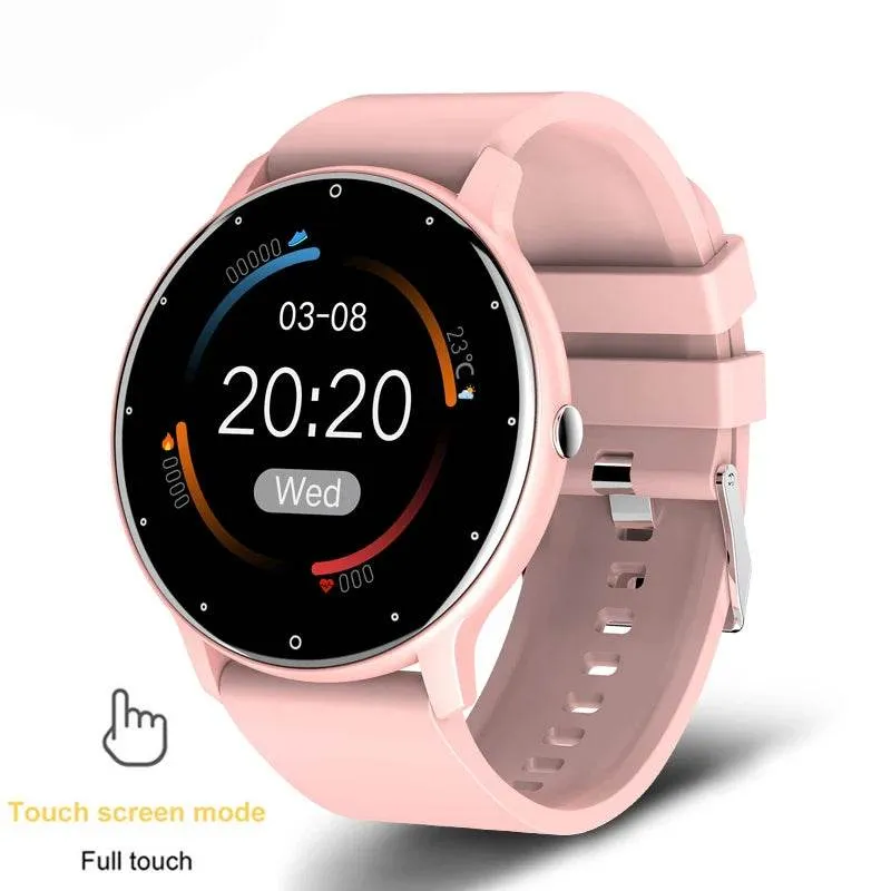 New Women Smart watch Ladies Full touch Screen Sport Fitness Watch Waterproof Bluetooth For Android IOS Smart watch Female